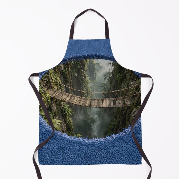 Item preview, Blue Rug Jungle Chasm designed and sold by DrawingAndText.