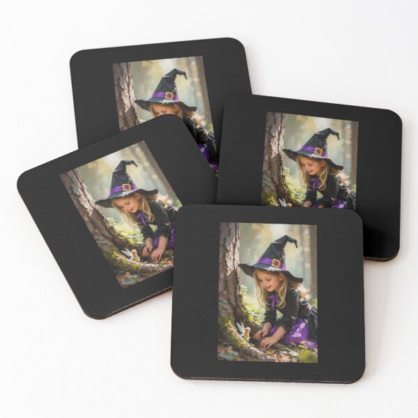 Item preview, Little Witch with Fairy designed and sold by WizardsCove.