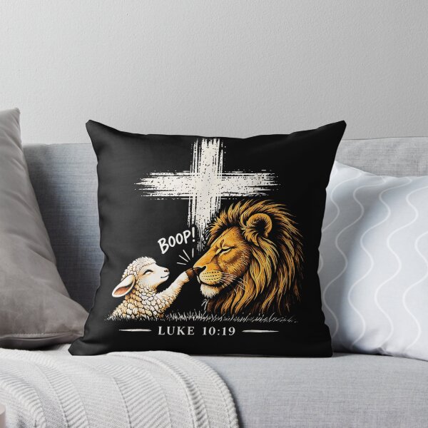 Item preview, Lion And Lamb Luke 10 19 Christian Bible Verse Boop designed and sold by Byhergawaa.