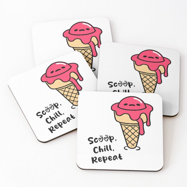 Item preview, Gudekurimu - Scoop Chill Repeat designed and sold by elpilyve.