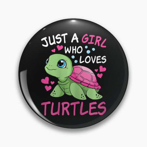 Item preview, Just A Girl Who Loves Turtles | Turtle Lover Gift For Girls | Pet Reptile Owner designed and sold by Moscettakkk.