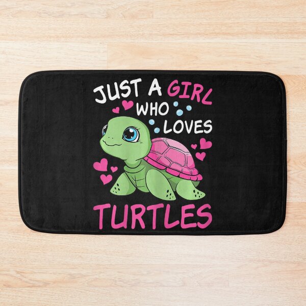 Item preview, Just A Girl Who Loves Turtles | Turtle Lover Gift For Girls | Pet Reptile Owner designed and sold by Moscettakkk.