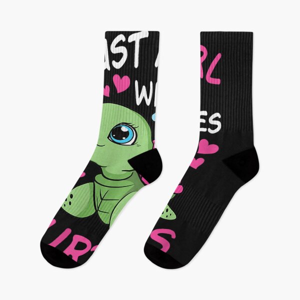 Item preview, Just A Girl Who Loves Turtles | Turtle Lover Gift For Girls | Pet Reptile Owner designed and sold by Moscettakkk.