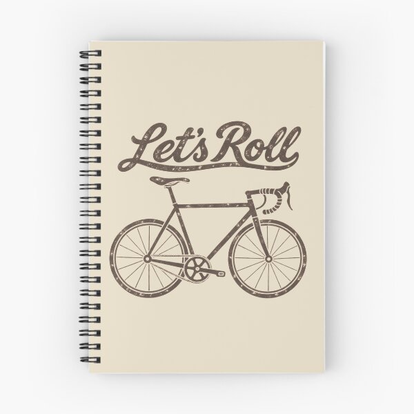 Item preview, Let's Roll – Vintage Road Bike Cycling (Hazel) designed and sold by NomadIdeasCo.