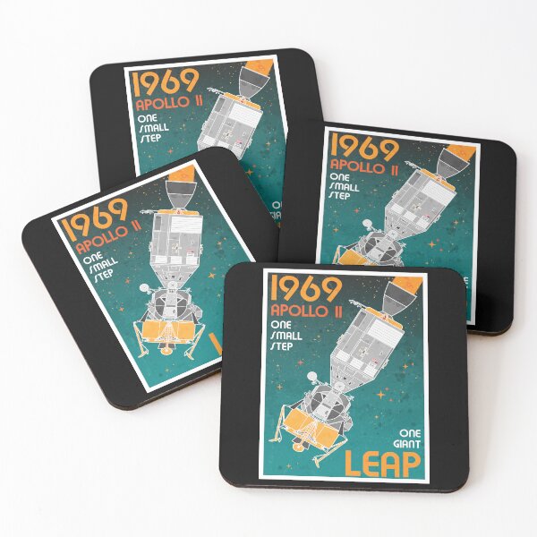 Item preview, Apollo 11. One Giant Leap (Retro) designed and sold by BGALAXY.