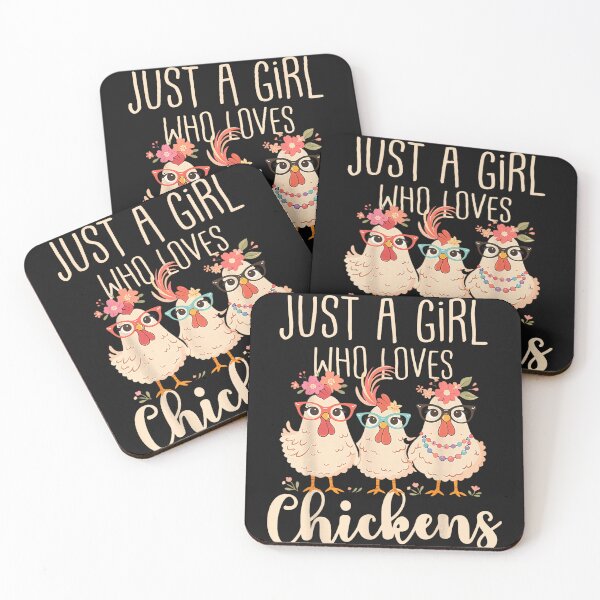 Item preview, Just A Girl Who Loves Chickens Chicken Lover  designed and sold by Moscettakkk.