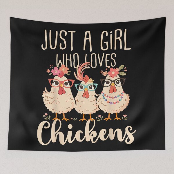 Item preview, Just A Girl Who Loves Chickens Chicken Lover  designed and sold by Moscettakkk.