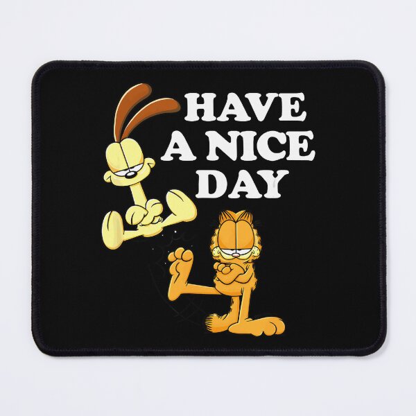 Item preview, Have A Nice Day Kick Sarcastic Orange Cat Humor Art designed and sold by rebmanst.