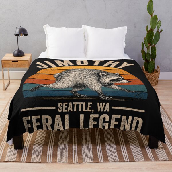 Item preview, Jimothy Seattle WA Feral Legend Raccoon Animal Wildlife Gift designed and sold by Moscettakkk.