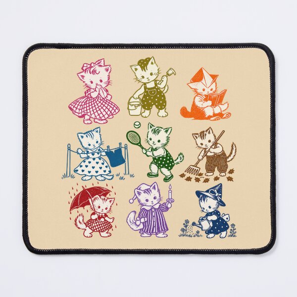 Item preview, Cat 90s Tattoo Vintage Retro Kitten Cute designed and sold by Eddiepublic.