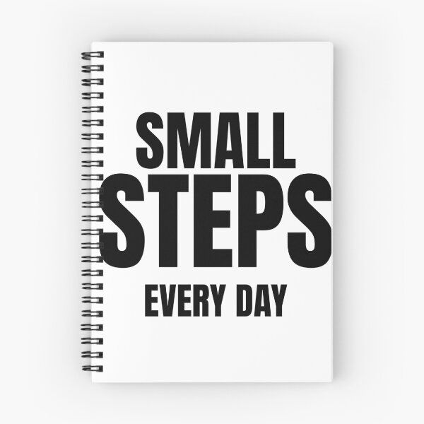 Item preview, Small Steps Every Day | Motivational Quote | Progress & Self Improvement Typography designed and sold by Velora Printss.