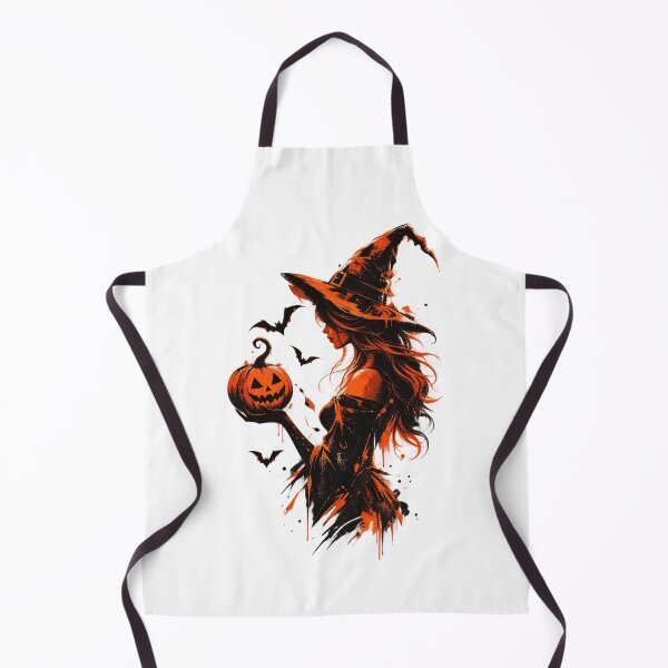 Item preview, Bewitching Halloween Witch & Pumpkin designed and sold by JOHN44ART.