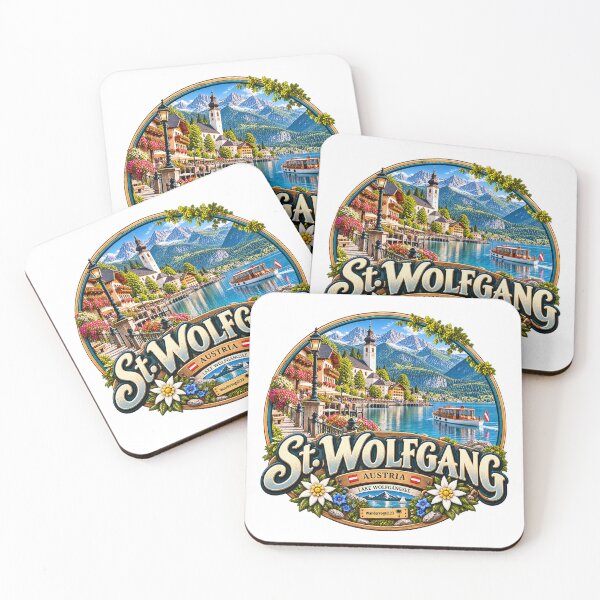 Artikelvorschau, St. Wolfgang Österreich – Wolfgangsee Alpen & Salzkammergut Vintage entworfen und verkauft von Wandervogel123.