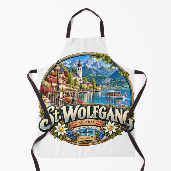 Item preview, St. Wolfgang Austria – Wolfgangsee Alps & Salzkammergut Vintage designed and sold by Wandervogel123.