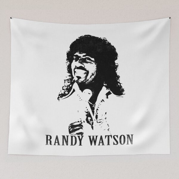 Item preview, RandyWatson Soul Lounge Singer Stencil Black And White Comedy Art designed and sold by EruvynStudiose.