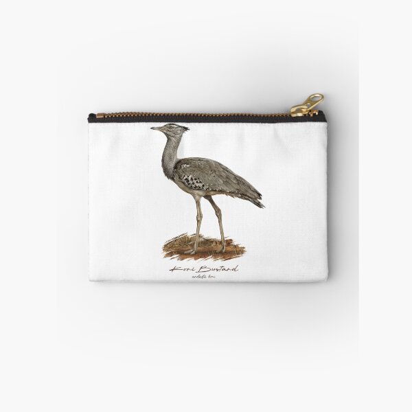 Item preview, Kori Bustard on Savannah Grassland Bird Illustration designed and sold by Takeda-art.