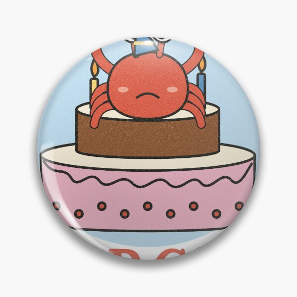 Artikelvorschau, Crab Cake Grumpy Crab Birthday Cake Pun entworfen und verkauft von somebasic.