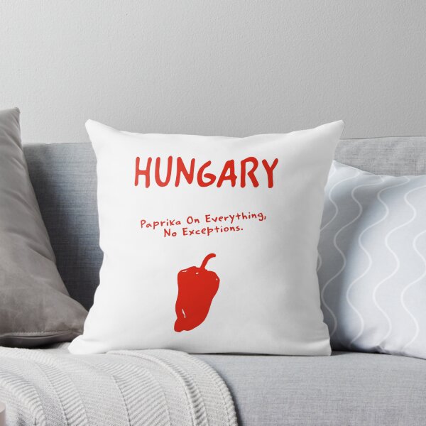 Item preview, Hungary – "Paprika On Everything, No Exceptions" Funny Quote Print designed and sold by MarkedArtPrints.