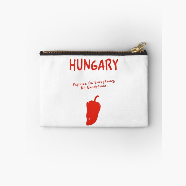 Artikelvorschau, Ungarn – „Paprika auf alles, ohne Ausnahme“ – Lustiger Spruch zum Ausdrucken entworfen und verkauft von MarkedArtPrints.