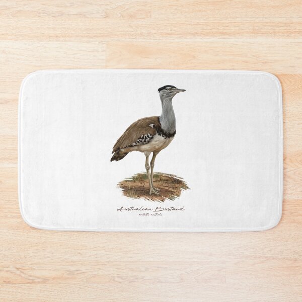 Item preview, Australian Bustard on Grassland Bird Illustration designed and sold by Takeda-art.