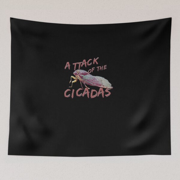 Item preview, Attack Of The Cicadas Retro Monster Insect designed and sold by Joekonen23.