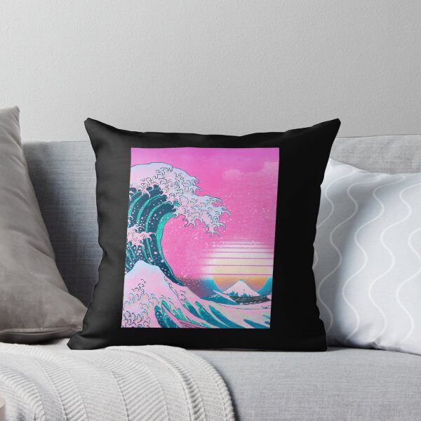 Item preview, Vaporwave-Aesthetic-Great-Wave-Off-Kanagawa-Retro-Sunset designed and sold by cheungfosheer.