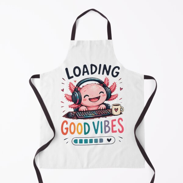 Item preview, Loading Good Vibes Pink Axolotl Gamer Headphones PC designed and sold by Pyt27.