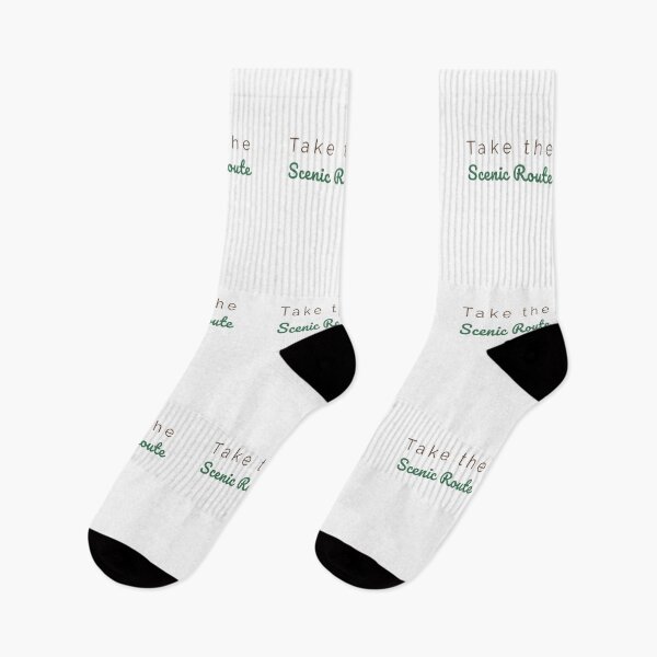 Item preview, Take the Scenic Route – Minimal Outdoor Typography designed and sold by J-Nature-Vibes.