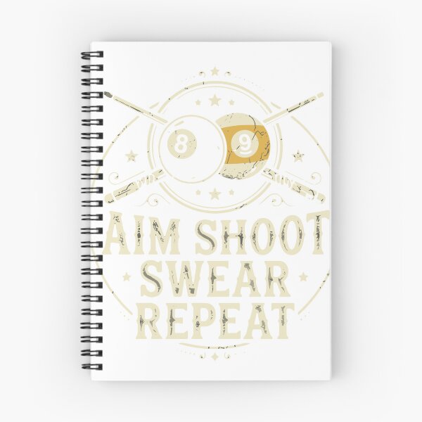 Item preview, Aim Shoot Swear Repeat Billiards Player Pool Enthusiast designed and sold by SofiBlair.