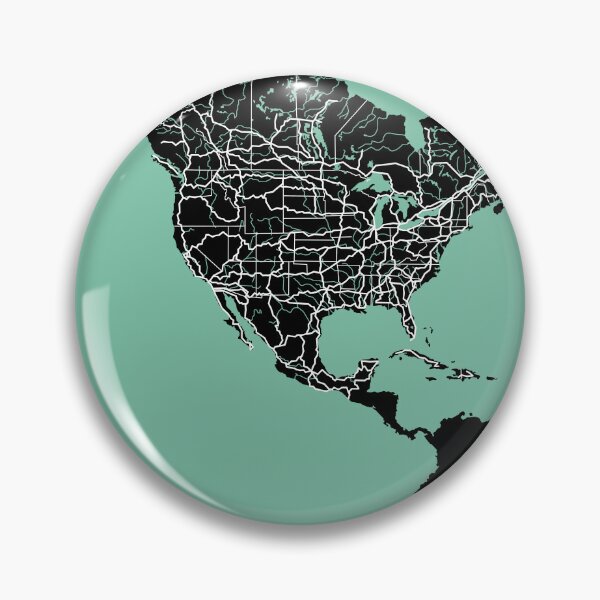 Item preview, North America Map (United States, Canada, Mexico) designed and sold by MapsByLeo.
