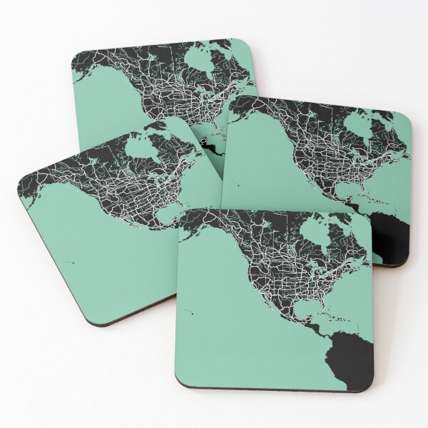 Item preview, North America Map (United States, Canada, Mexico) designed and sold by MapsByLeo.