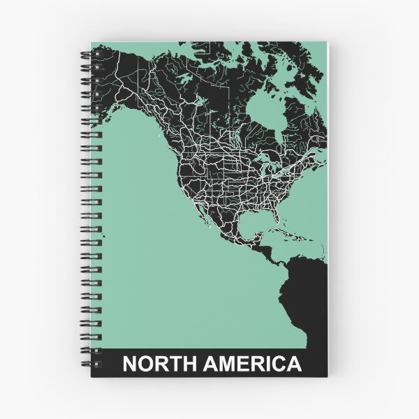 Item preview, North America Map (United States, Canada, Mexico) designed and sold by MapsByLeo.