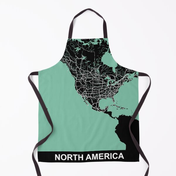Item preview, North America Map (United States, Canada, Mexico) designed and sold by MapsByLeo.