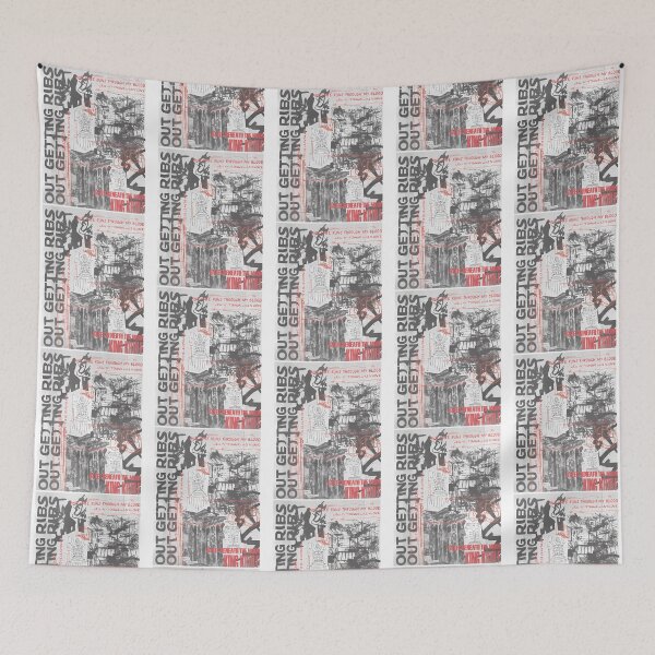 Item preview, Getting Ribs Krule Poster - Red Version designed and sold by leandiajam.