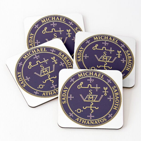 Item preview, Archangel Saint Michael Holy Protection Seal Sacred Medal designed and sold by littleamelin.