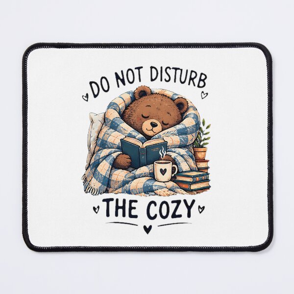 Item preview, Do Not Disturb The Cozy Reading Bear Blanket Coffee designed and sold by Pyt27.