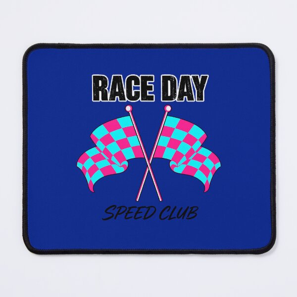 Item preview, Race Day Speed Club Crossed Flags Retro Speedway designed and sold by littleamelin.