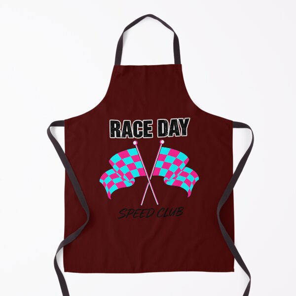 Item preview, Race Day Speed Club Crossed Flags Retro Speedway designed and sold by littleamelin.