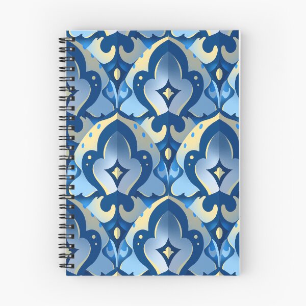 Item preview, Navy Blue Botanical Damask Design designed and sold by AMIDATORA.