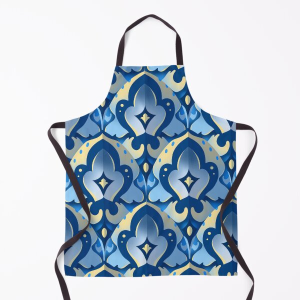Item preview, Navy Blue Botanical Damask Design designed and sold by AMIDATORA.