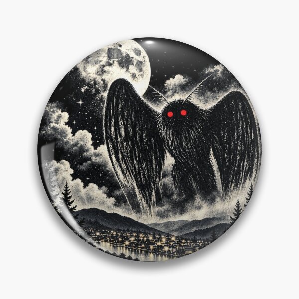 Item preview, Mothman Vintage Funny Cryptid Meme  designed and sold by NormamArtworks.