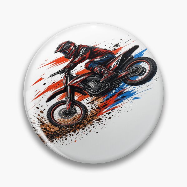 Artikelvorschau, Dynamic Motocross Dirt Bike Rider Speed Splash T-Shirt entworfen und verkauft von Sushikidsntoddlers.