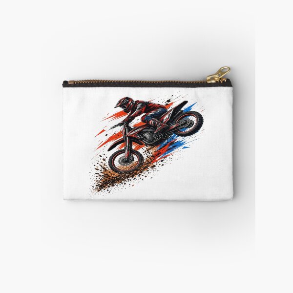 Aperçu de l'œuvre Dynamic Motocross Dirt Bike Rider Speed Splash T-Shirt créée et vendue par Sushikidsntoddlers.