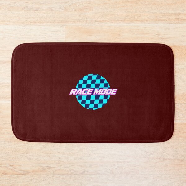Item preview, Race Mode Activated Neon Checkered Badge Motorsport designed and sold by littleamelin.