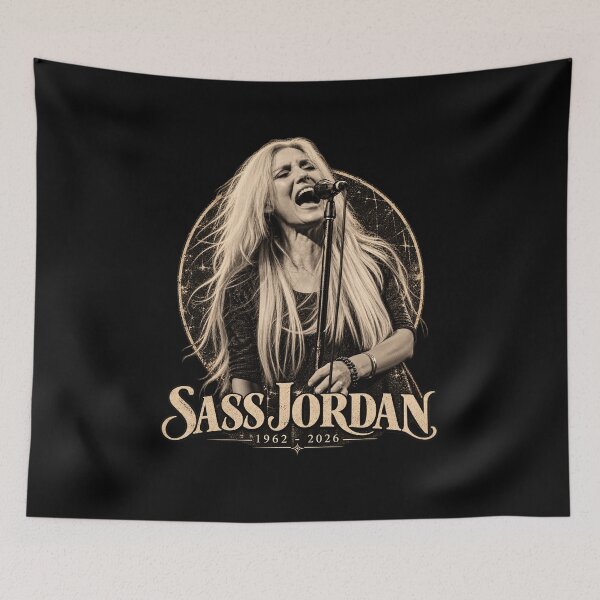 Aperçu de l'œuvre Hommage à la chanteuse Sass Jordan créée et vendue par DogWorldArt.