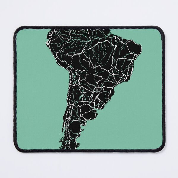 Item preview, South America Map designed and sold by MapsByLeo.