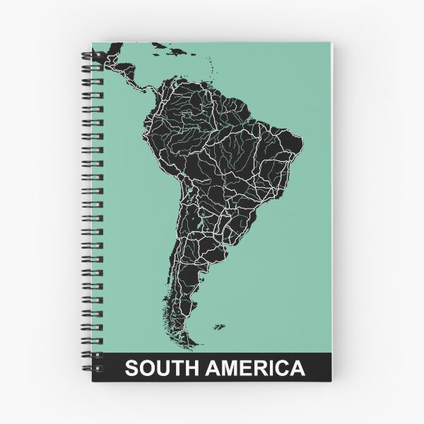 Item preview, South America Map designed and sold by MapsByLeo.