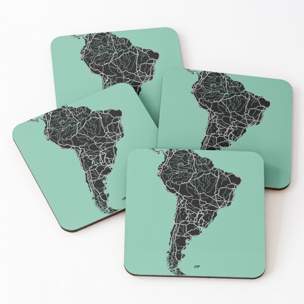 Item preview, South America Map designed and sold by MapsByLeo.