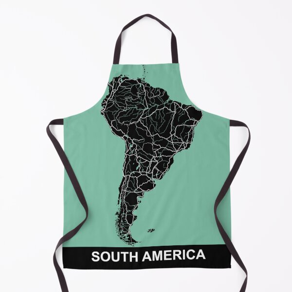Item preview, South America Map designed and sold by MapsByLeo.