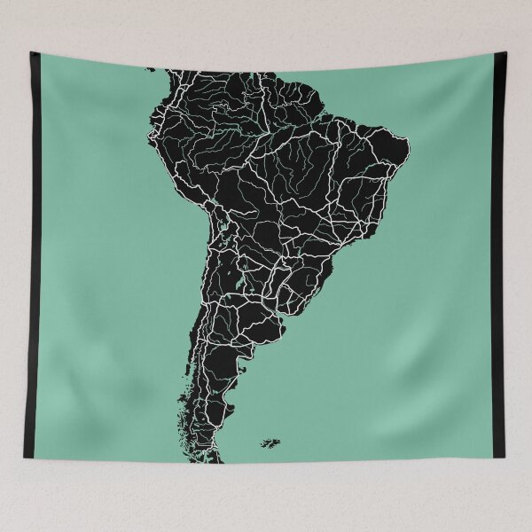 Item preview, Mapa de Sudamérica designed and sold by MapsByLeo.